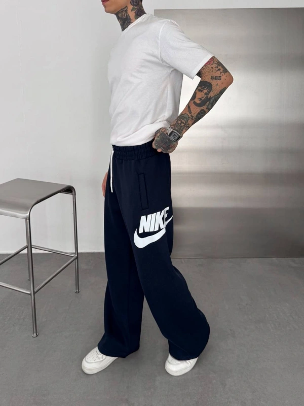 NKE BÜYÜK LOGO BAGGY EŞOFMAN LACİVERT