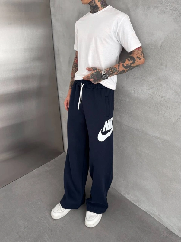 NKE BÜYÜK LOGO BAGGY EŞOFMAN LACİVERT