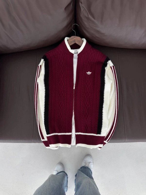 ADDS Örme Ceket Bordo