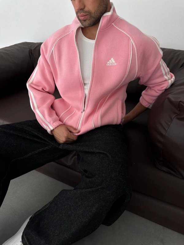 ADDS OVERSİZE HIRKA PEMBE
