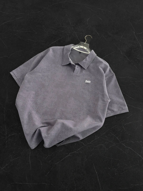 STW POLO YAKA TSHİRT GRİ