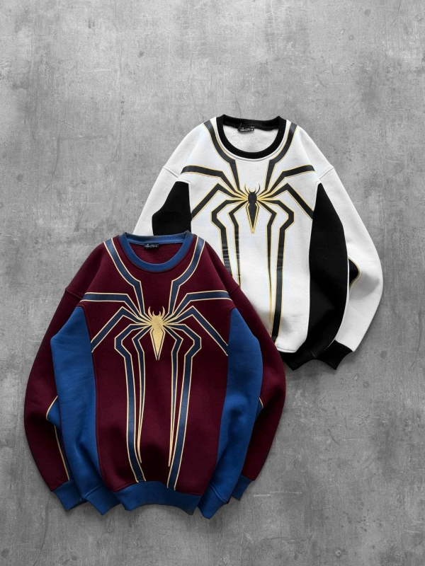 Spider Sweatshirt Bordo