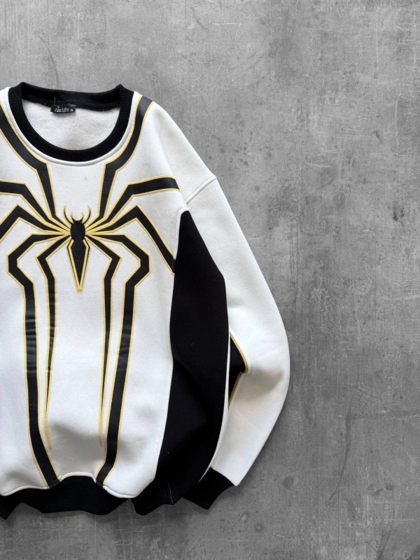 Spider Sweatshirt Beyaz