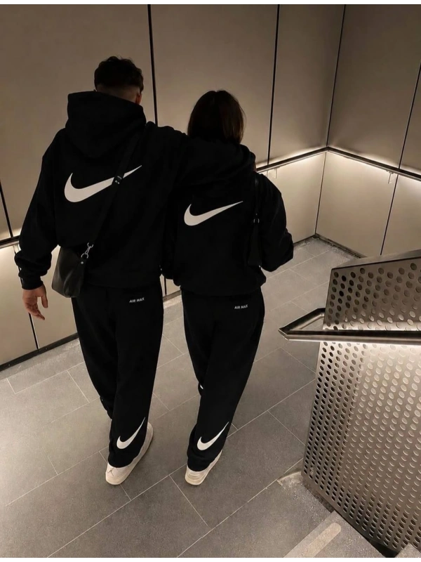 Air NKE Oversize Takım Siyah