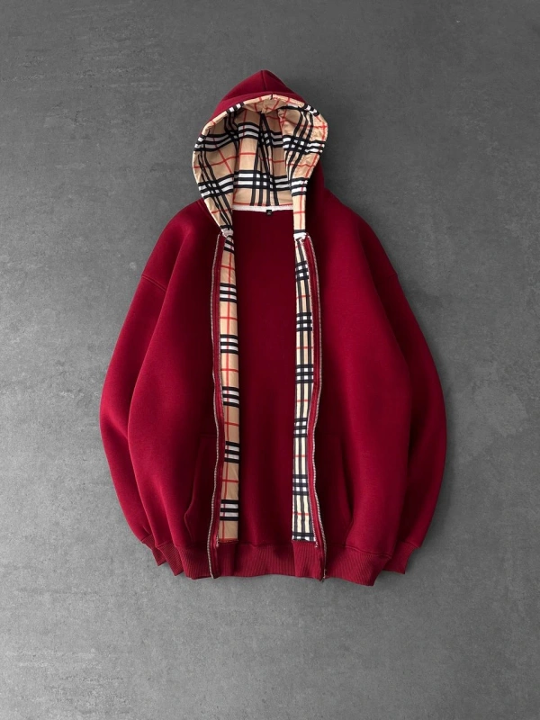 BB Oversize Hırka Kırmızı