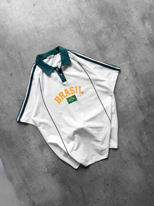 BREZILYA OVERSIZE TSHIRT BEYAZ