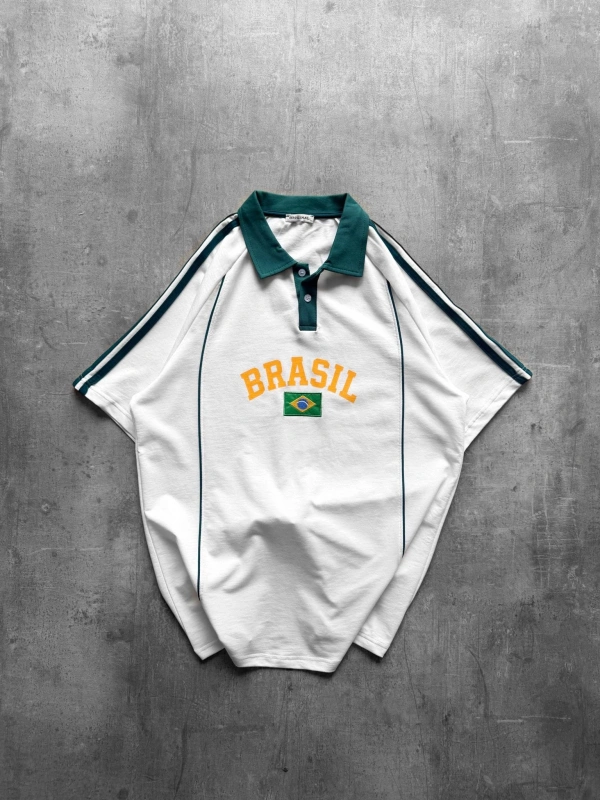 BREZILYA OVERSIZE TSHIRT BEYAZ