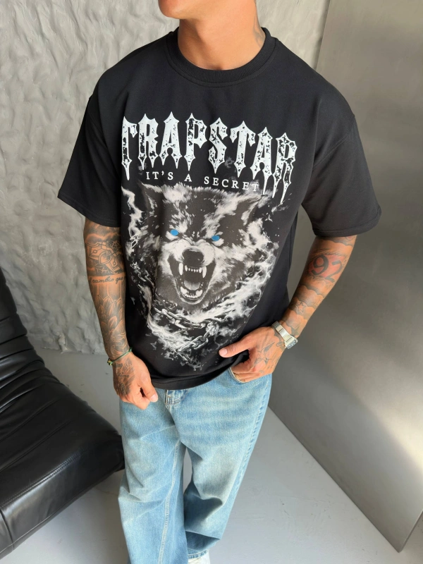 TSTAR OVERSİZE TSHİRT SİYAH