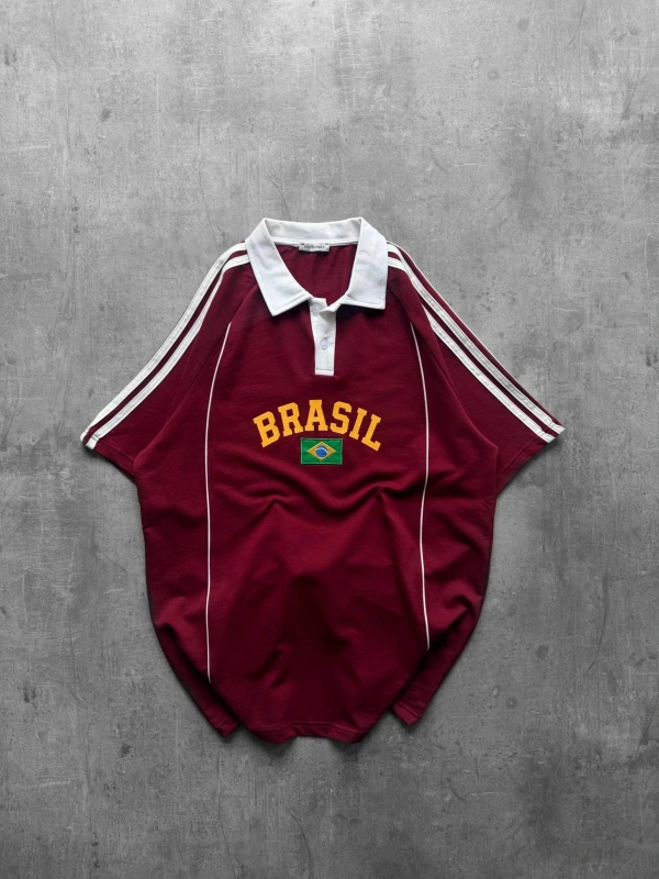 BREZILYA OVERSIZE TSHIRT KIRMIZI