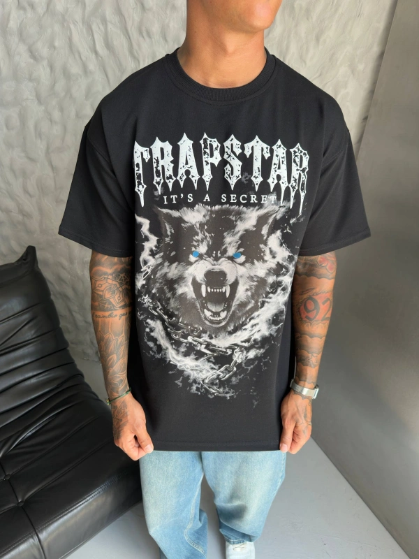 TSTAR OVERSİZE TSHİRT SİYAH