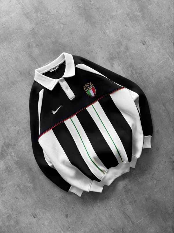 İTALYA POLO YAKA SWEATSHİRT