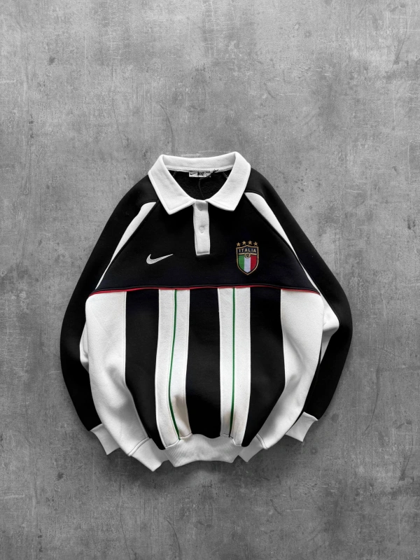 İTALYA POLO YAKA SWEATSHİRT