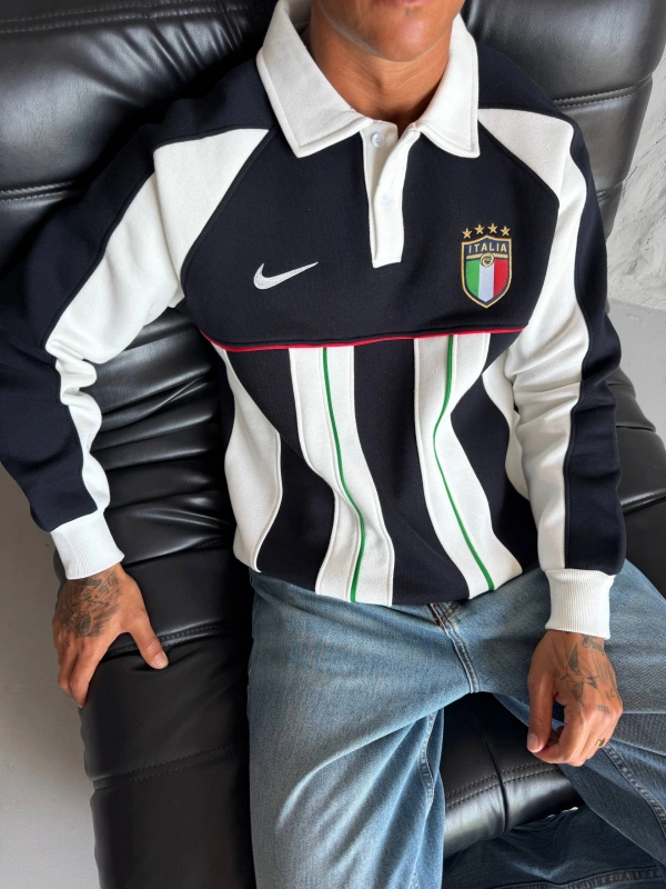 İTALYA POLO YAKA SWEATSHİRT