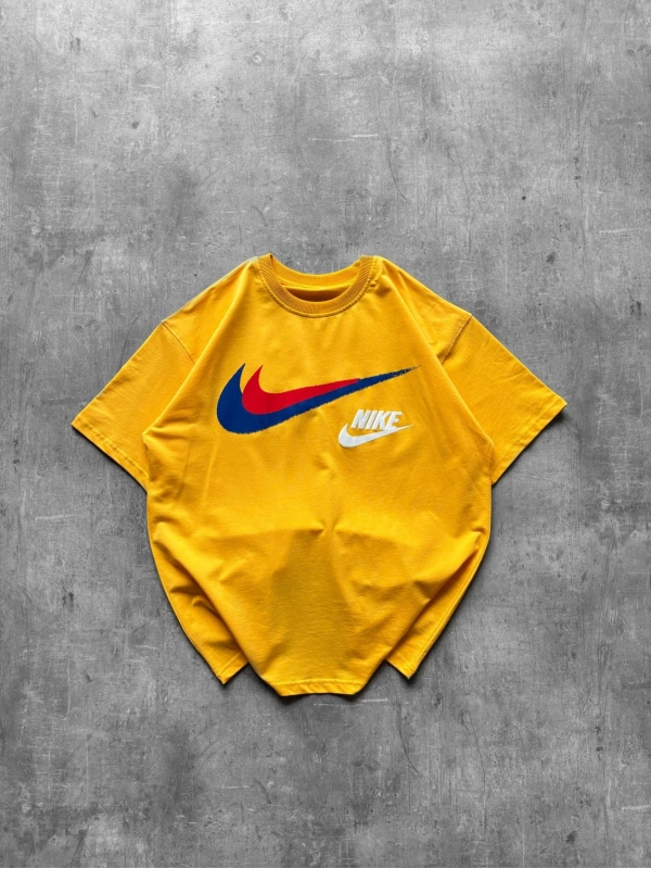 ÇİFT NK LOGO TSHİRT SARI