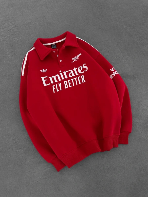 ARSENAL PREMIUM POLO SWEATSHİRT