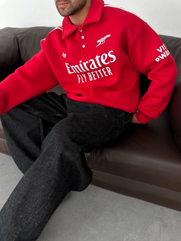 ARSENAL PREMIUM POLO SWEATSHİRT