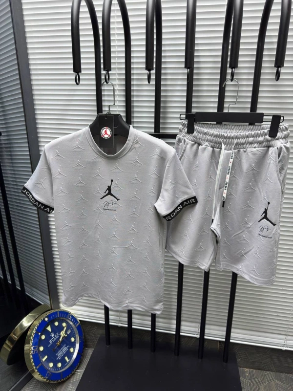 JORDAN ŞORTLU TAKIM GRİ