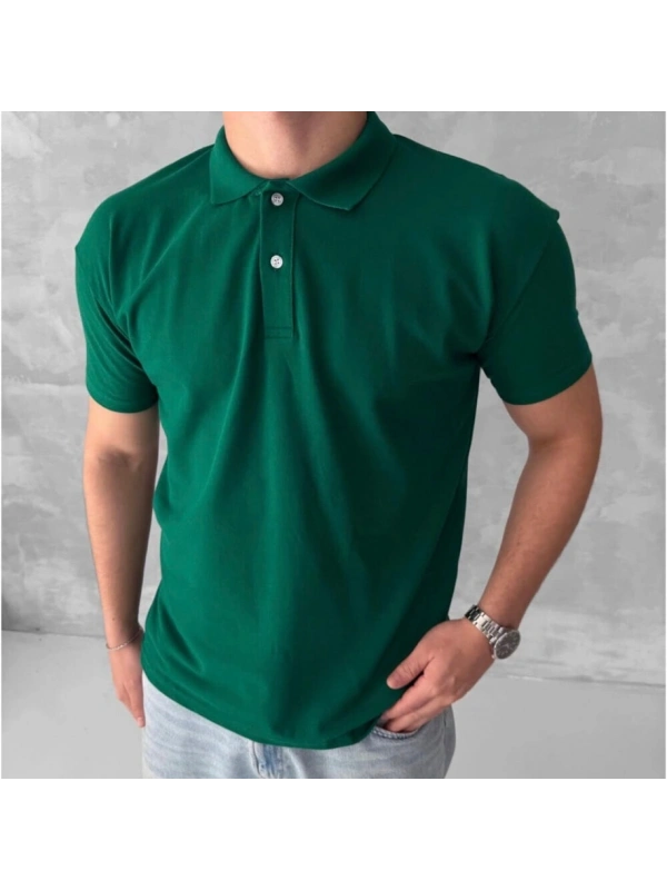 KOLLAR DAR KESİM POLO YAKA YEŞİL