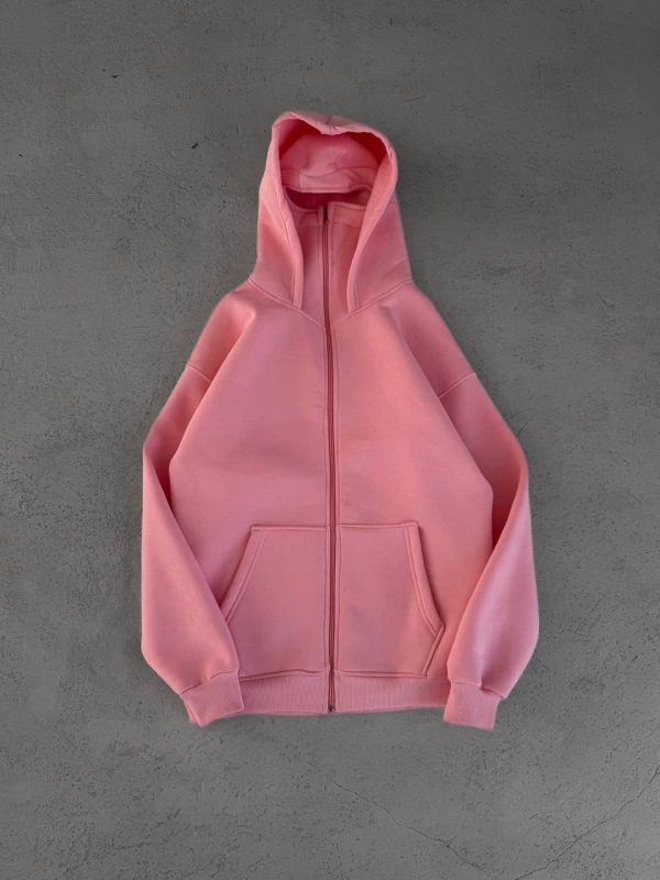 MASKELİ HIRKA PEMBE