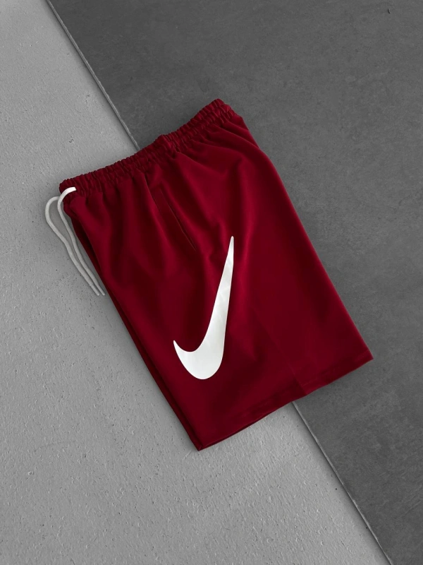 NK BÜYÜK LOGO ŞORT KIRMIZI