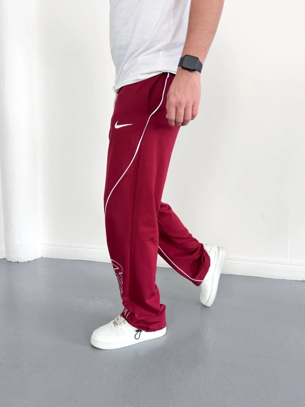 NK PAÇA LOGO EŞOFMAN BORDO