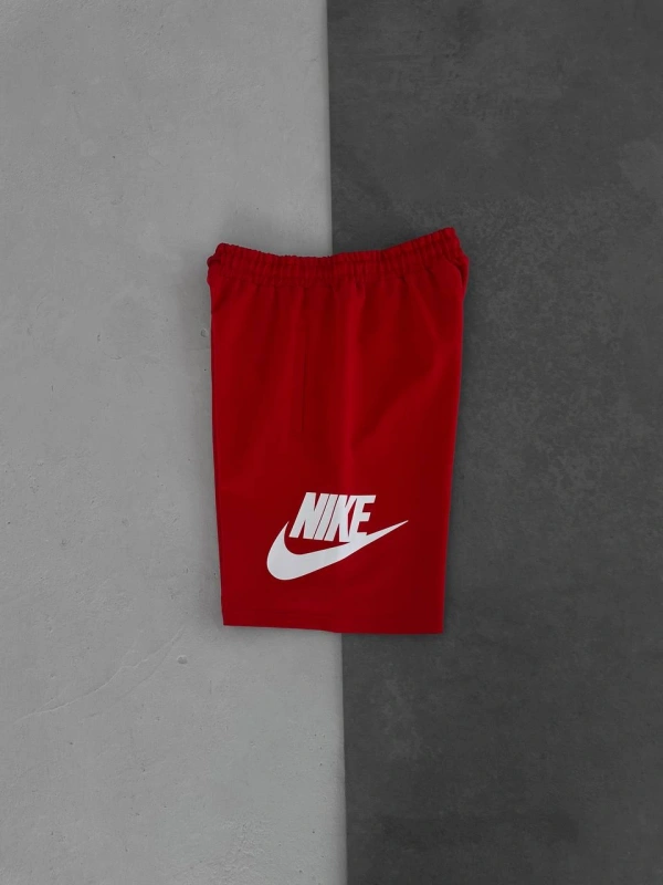 NK BÜYÜK LOGO ŞORT KIRMIZI