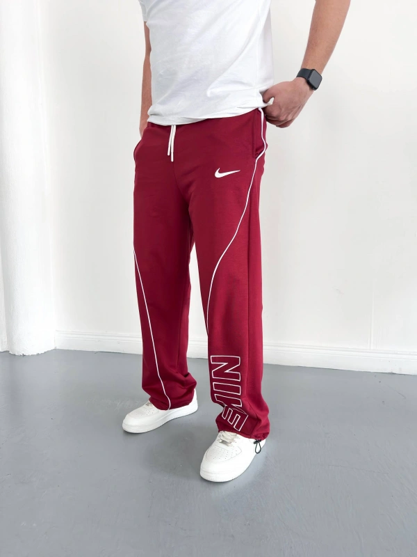NK PAÇA LOGO EŞOFMAN BORDO