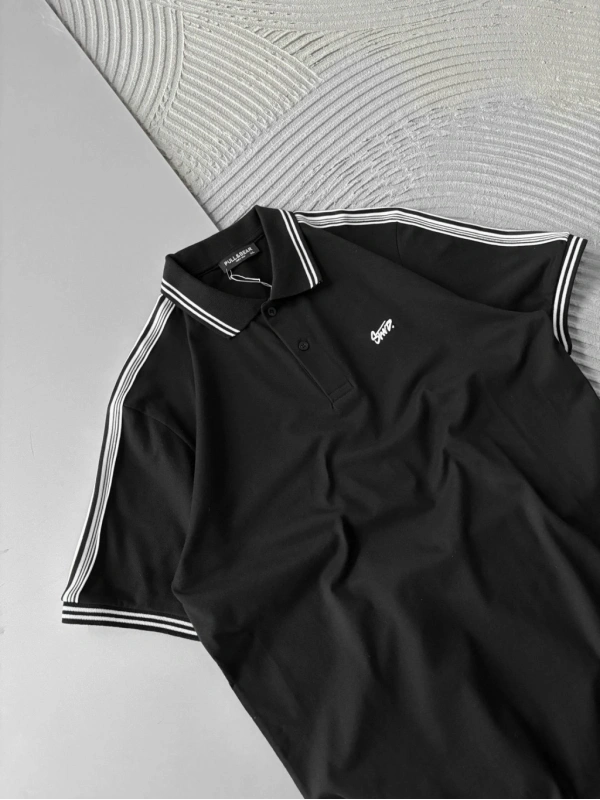 STW POLO YAKA TSHİRT SİYAH