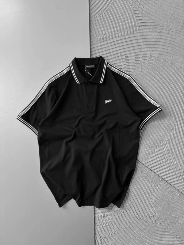 STW POLO YAKA TSHİRT SİYAH