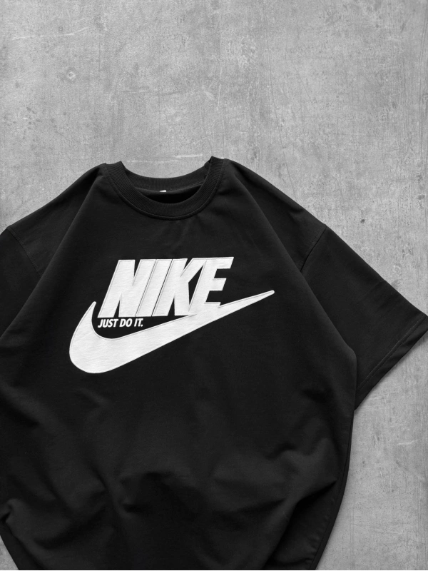 NK LOGO OVERSİZE TSHİRT SİYAH