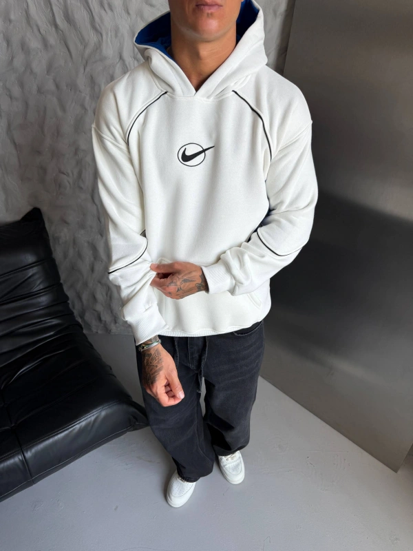 NKE OVERSİZE SWEATSHİRT BEYAZ