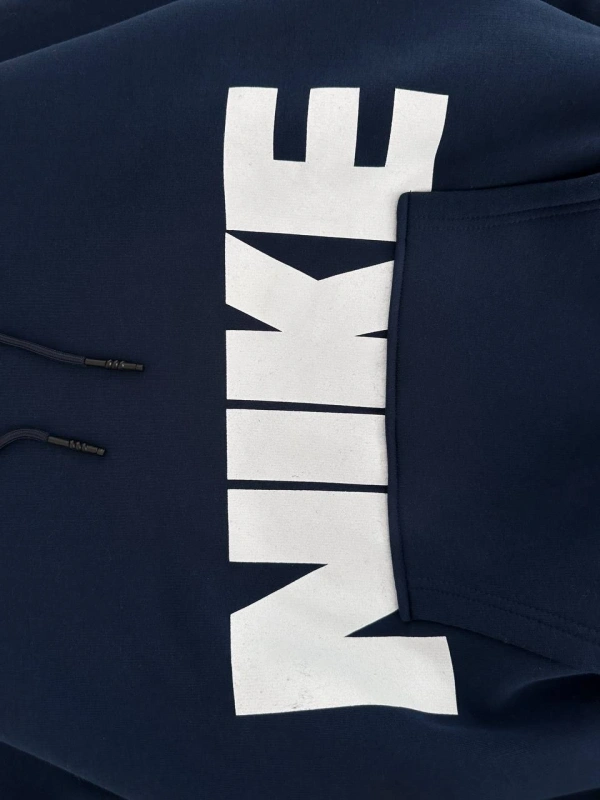 NKE OVERSİZE KAPÜŞONLU SWEATSHİRT LACİVERT