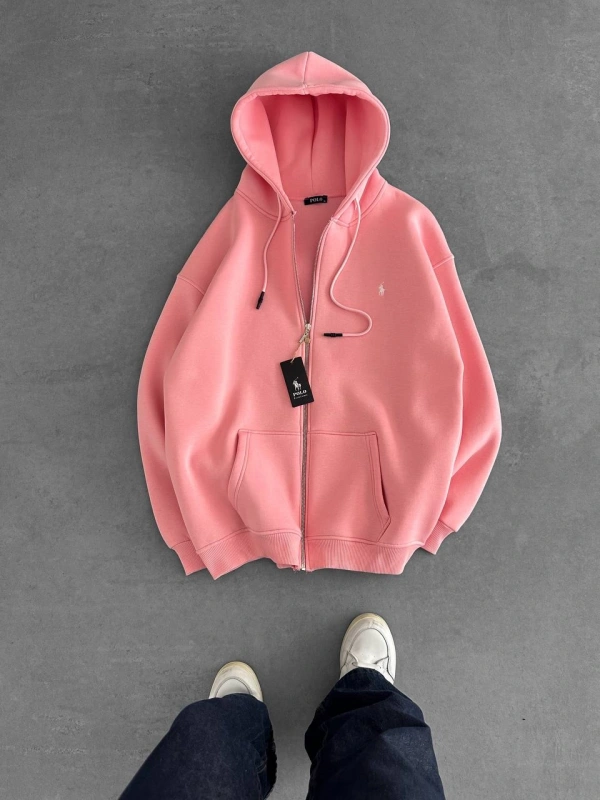 Plo Oversize Hırka Pembe