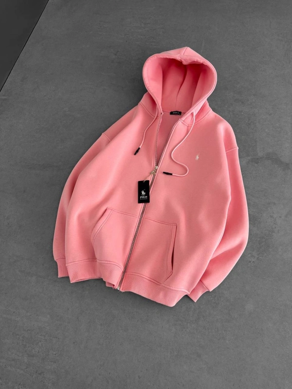 Plo Oversize Hırka Pembe