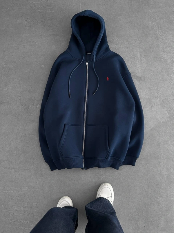 Plo Oversize Hırka Lacivert