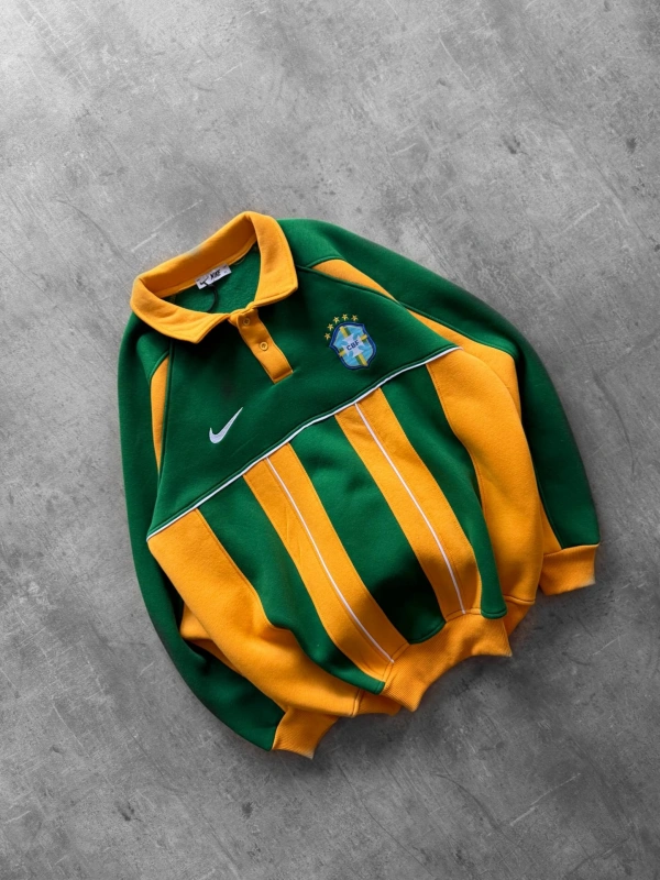 BREZİLYA POLO YAKA SWEATSHİRT