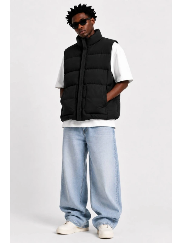PUFFER YELEK SİYAH