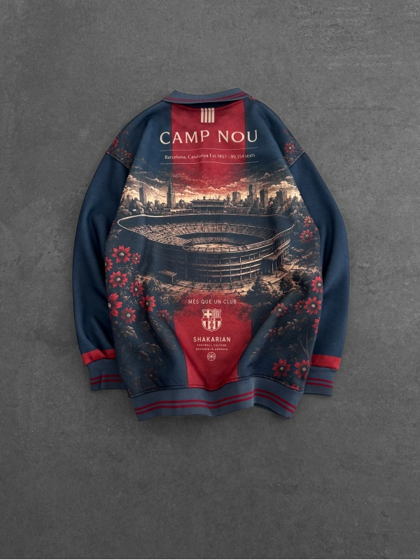 ŞEHİR BASKILI BARCA SWEATSHİRT