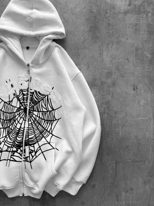 Spider Oversize Hırka Beyaz