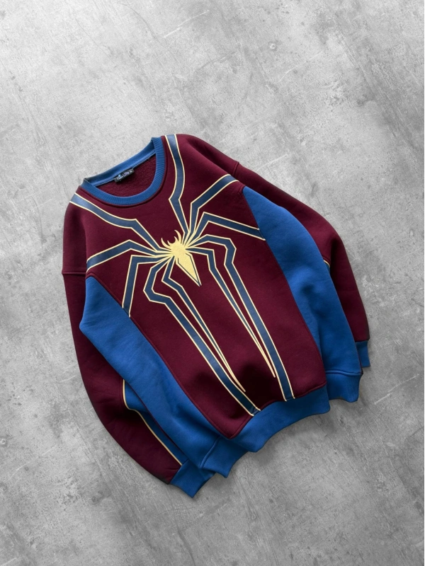 Spider Sweatshirt Bordo