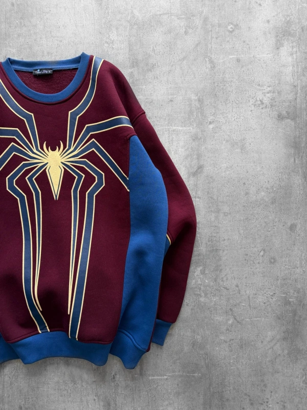 Spider Sweatshirt Bordo