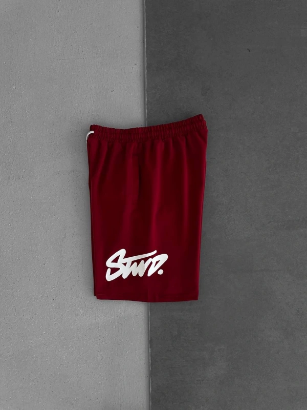 STW BÜYÜK LOGO ŞORT KIRMIZI