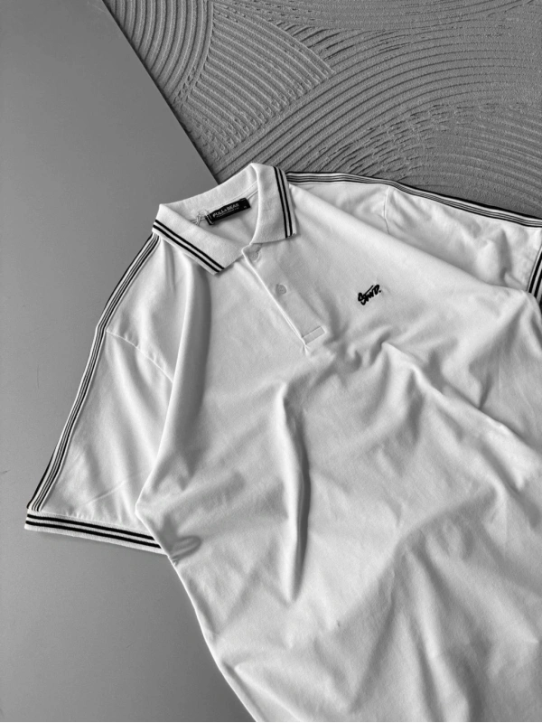 STW POLO YAKA TSHİRT BEYAZ
