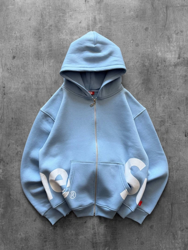 BEBE MAVİSİ SUPREME OVERSİZE HIRKA BEBE MAVİSİ