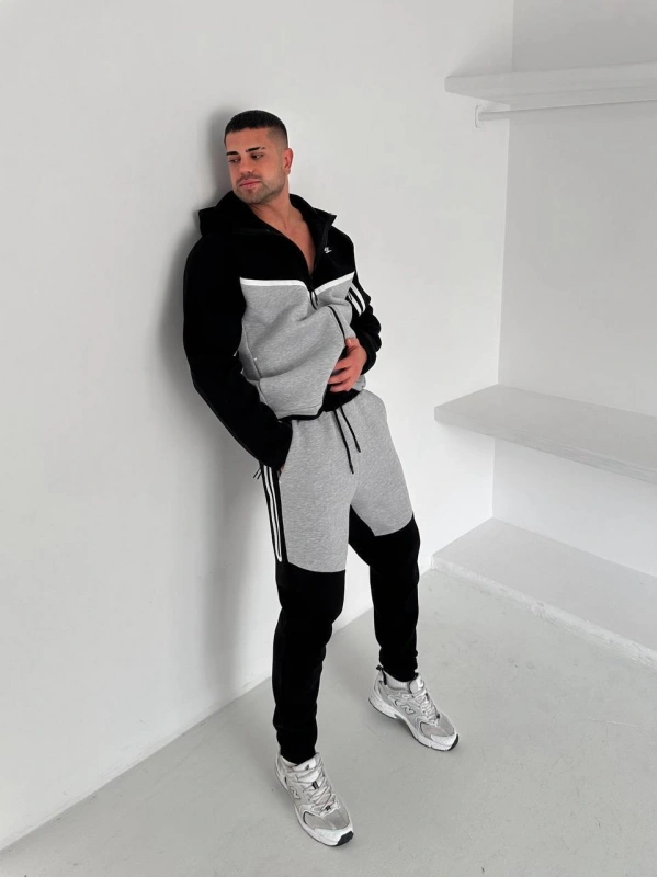 TECH FLEECE TAKIM SİYAH GRİ