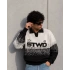 STW POLO YAKA SWEAT BEYAZ SİYAH