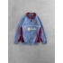 Barca Yıkamalı Oversize Sweatshirt Mavi