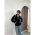 DİKİŞ DETAYLI HIRKA SİYAH