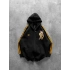 EJDERHA NAKIŞLI OVERSIZE HIRKA SİYAH