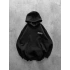 FOCUSED BASKILI OVERSIZE KAPÜŞONLU SWEATSHIRT SIYAH